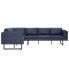 Fotografia Przestronna sofa narożna Miva 2X - szara z kategorii 
