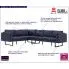 Szczegółowe zdjęcie nr 8 produktu Przestronna sofa narożna Selwa 2X - szara