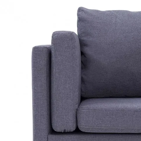 Zdjęcie przestronna sofa narożna Selwa - jasnoszara | Edinos.pl