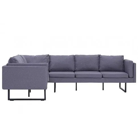Szczegółowe zdjęcie nr 7 produktu Przestronna sofa narożna Selwa - jasnoszara
