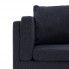 Szczegółowe zdjęcie nr 6 produktu Przestronna sofa narożna Miva - ciemoszara