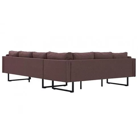 Szczegółowe zdjęcie nr 7 produktu Przestronna sofa narożna Selwa - brązowa