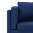 Fotografia Przestronna sofa narożna Miva - niebieska z kategorii Wypoczynki