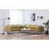 Szczegółowe zdjęcie nr 9 produktu Przestronna sofa narożna Miva - zielona