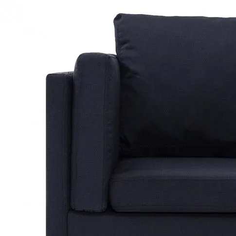 Szczegółowe zdjęcie nr 6 produktu Przestronna sofa narożna Selwa - czarna