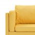Szczegółowe zdjęcie nr 6 produktu Przestronna sofa narożna Miva - żółta