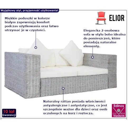 Belsano szara sofa