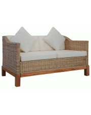 Sofa Alani 2B dwusobowa - naturalny rattan