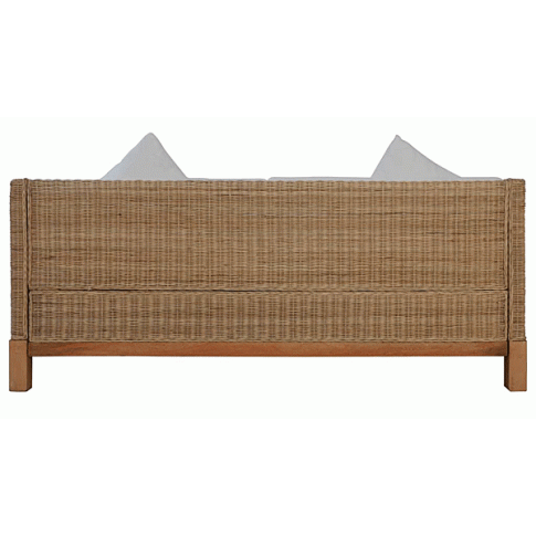 Szczegółowe zdjęcie nr 4 produktu Sofa trzyosobowa Otma 3B - naturalny rattan