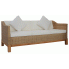 Sofa trzyosobowa Alani 3B - naturalny rattan