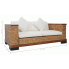 Szczegółowe zdjęcie nr 8 produktu Sofa Otma 2A dwuosobowa - rattan + brąz