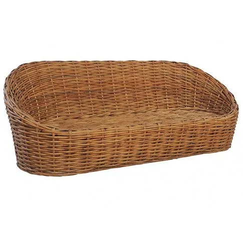 Trzyosobowa sofa Prima z naturalnego rattanu