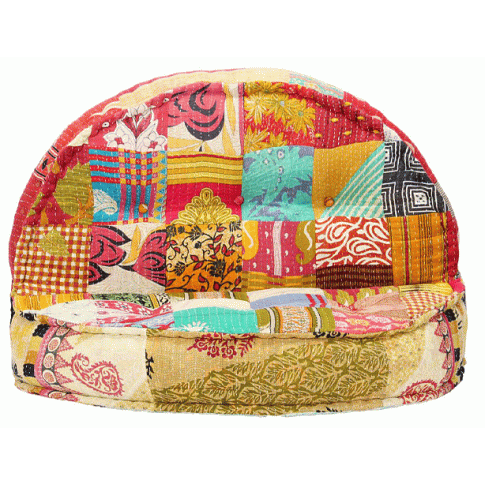 Szczegółowe zdjęcie nr 6 produktu Materiałowa sofa Lekma - patchwork
