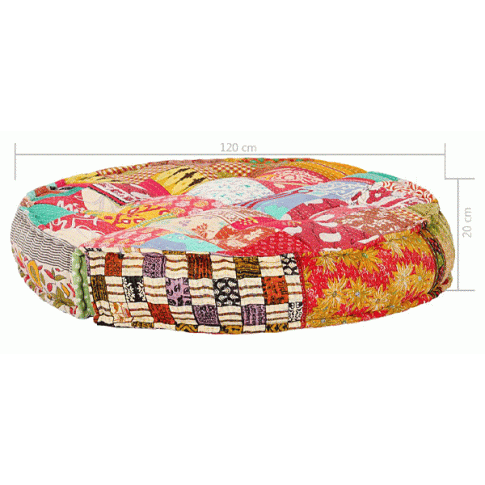 Szczegółowe zdjęcie nr 7 produktu Materiałowa sofa Lekma - patchwork