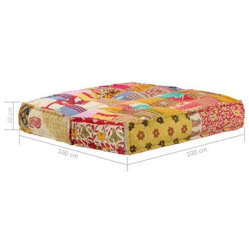 Szczegółowe zdjęcie nr 7 produktu Kwadratowa piankowa sofa Talos - patchwork