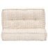 Szczegółowe zdjęcie nr 7 produktu Beżowa kwadratowa piankowa sofa boho - Gina