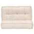 Szczegółowe zdjęcie nr 7 produktu Beżowa kwadratowa piankowa sofa boho - Talos