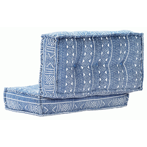 Fotografia Kwadratowa piankowa sofa Gina - niebieska z kategorii Kanapy i sofy