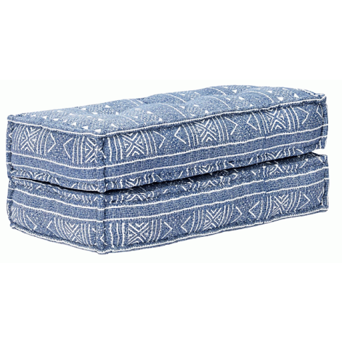 Szczegółowe zdjęcie nr 4 produktu Kwadratowa piankowa sofa Talos - niebieska
