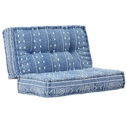 Zdjęcie produktu Kwadratowa piankowa sofa Talos - niebieska.