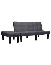 Sofa rozkładana Mirja - ciemnoszara w sklepie Edinos.pl