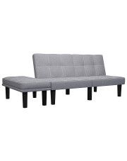 Sofa rozkładana Mirja - jasnoszara w sklepie Edinos.pl