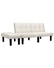 Sofa rozkładana Mirja - kremowa w sklepie Edinos.pl