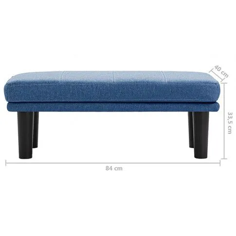 Szczegółowe zdjęcie nr 5 produktu Sofa rozkładana Vortex - niebieska