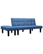 Sofa rozkładana Mirja - niebieska w sklepie Edinos.pl