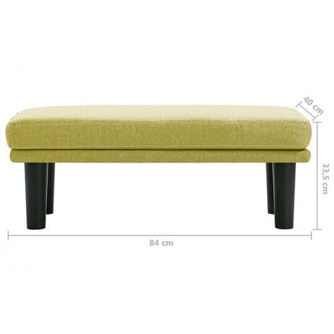 Szczegółowe zdjęcie nr 11 produktu Sofa rozkładana Mirja - zielona