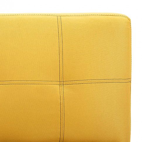 Fotografia Sofa rozkładana Mirja - żółta z kategorii Kanapy i sofy