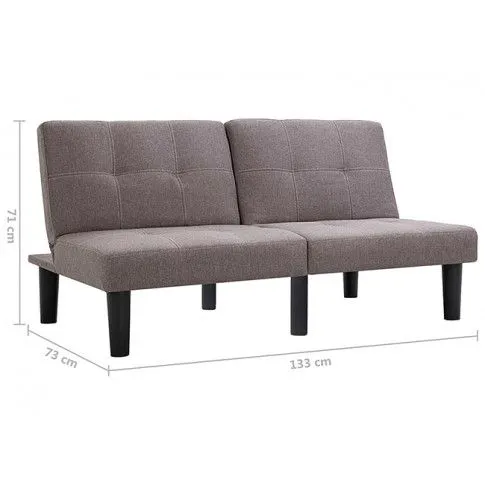 Szczegółowe zdjęcie nr 9 produktu Sofa rozkładana Vortex - taupe