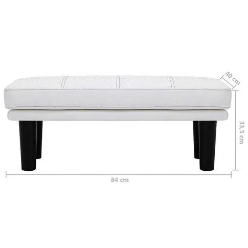 Szczegółowe zdjęcie nr 11 produktu Rozkładana sofa Vortex - biała