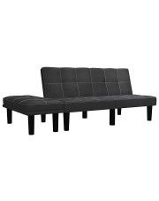 Rozkładana sofa Mirja - czarna