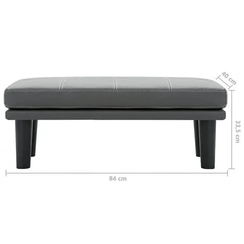 Szczegółowe zdjęcie nr 5 produktu Rozkładana sofa Vortex - szara