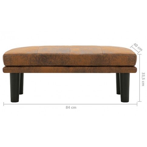 Szczegółowe zdjęcie nr 11 produktu Rozkładana sofa Mirja - brązowa