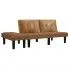 Rozkładana sofa Mirja - brązowa