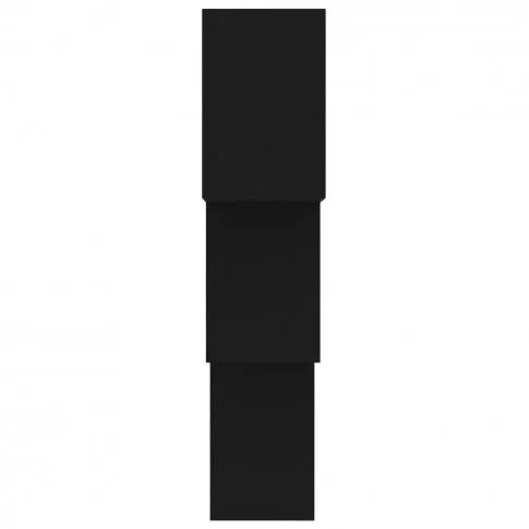 Szczegółowe zdjęcie nr 5 produktu Zestaw czarnych półek ściennych - Rivan