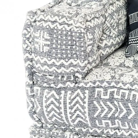 Zdjęcie 3-osobowa rozkładana szara sofa modułowa Demri 5D | Edinos.pl
