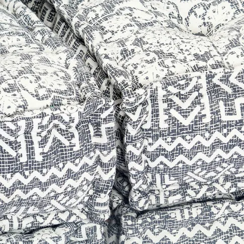 Rozkładany szary narożnik modułowy Demri 6D