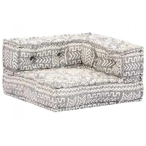 Rozkładany szary narożnik modułowy Demri 6D