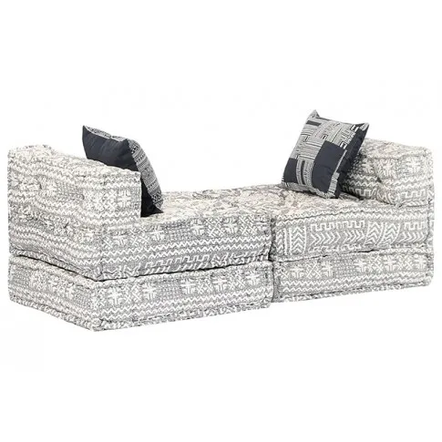 4-osobowy rozkładany szara narożnik Demri 7D