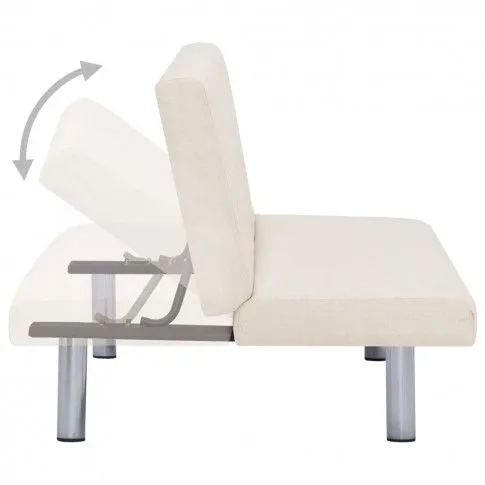 Szczegółowe zdjęcie nr 9 produktu Sofa minimalistyczna Vanger 2X – kremowa