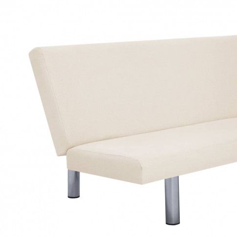 Szczegółowe zdjęcie nr 11 produktu Sofa minimalistyczna Melwin 2X – kremowa