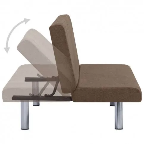 Szczegółowe zdjęcie nr 7 produktu Sofa minimalistyczna Vanger 2X – brązowa