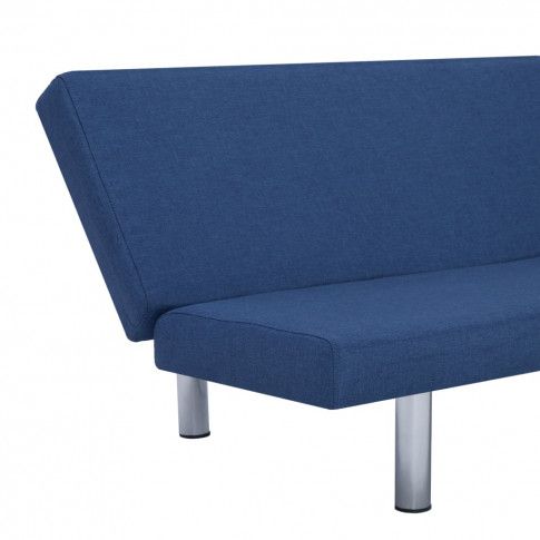Szczegółowe zdjęcie nr 9 produktu Sofa minimalistyczna Melwin 2X – niebieska 