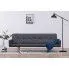 Szczegółowe zdjęcie nr 8 produktu Rozkładana sofa Enya 2X z podłokietnikami - szara