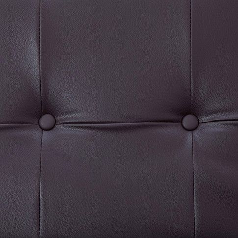 Szczegółowe zdjęcie nr 7 produktu Rozkładana sofa Nesma 2X z podłokietnikami -  brązowa