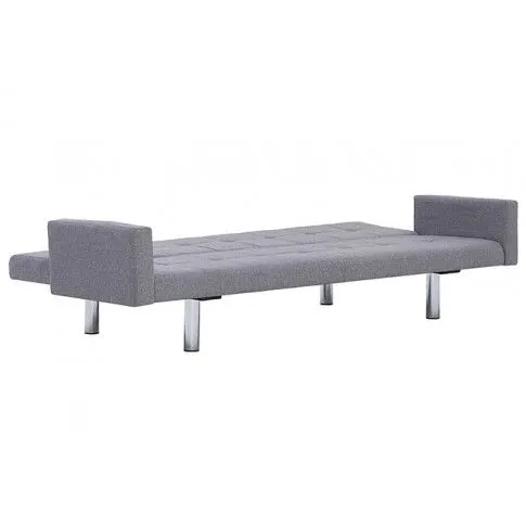 Szczegółowe zdjęcie nr 6 produktu Rozkładana sofa Enya  z podłokietnikami - jasnoszara