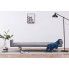 Szczegółowe zdjęcie nr 11 produktu Rozkładana sofa Nesma  z podłokietnikami - jasnoszara
